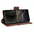 Leather Case Stands Flip Cover Holder BY3 for Sony Xperia Ace II