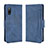 Leather Case Stands Flip Cover Holder BY3 for Sony Xperia Ace II Blue