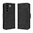 Leather Case Stands Flip Cover Holder BY3 for Vivo V27 Pro 5G Black