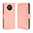 Leather Case Stands Flip Cover Holder BY3 for Xiaomi Mi 10i 5G Pink