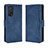 Leather Case Stands Flip Cover Holder BY3 for Xiaomi Mi 10T Pro 5G Blue