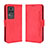 Leather Case Stands Flip Cover Holder BY3 for Xiaomi Poco F4 5G Red