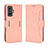 Leather Case Stands Flip Cover Holder BY3 for Xiaomi Poco F4 GT 5G Pink