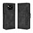 Leather Case Stands Flip Cover Holder BY3 for Xiaomi Poco X3 Black