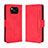 Leather Case Stands Flip Cover Holder BY3 for Xiaomi Poco X3 NFC Red