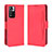 Leather Case Stands Flip Cover Holder BY3 for Xiaomi Poco X4 NFC Red