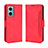 Leather Case Stands Flip Cover Holder BY3 for Xiaomi Redmi 10 Prime Plus 5G Red