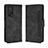 Leather Case Stands Flip Cover Holder BY3 for Xiaomi Redmi K30S 5G Black