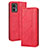 Leather Case Stands Flip Cover Holder BY4 for Motorola Moto Edge 30 Neo 5G Red