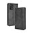 Leather Case Stands Flip Cover Holder BY4 for Oppo A95 4G Black