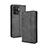 Leather Case Stands Flip Cover Holder BY4 for Oppo F19 Pro Black