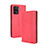 Leather Case Stands Flip Cover Holder BY4 for Oppo F19 Pro Red