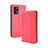 Leather Case Stands Flip Cover Holder BY4 for Oppo Reno6 Z 5G Red