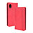 Leather Case Stands Flip Cover Holder BY4 for Samsung Galaxy A22 5G SC-56B Red