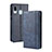 Leather Case Stands Flip Cover Holder BY4 for Samsung Galaxy A30 Blue