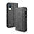 Leather Case Stands Flip Cover Holder BY4 for Samsung Galaxy A30S Black