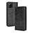 Leather Case Stands Flip Cover Holder BY4 for Samsung Galaxy A42 5G Black