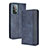 Leather Case Stands Flip Cover Holder BY4 for Samsung Galaxy A72 5G Blue