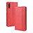 Leather Case Stands Flip Cover Holder BY4 for Samsung Galaxy A90 5G Red