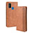 Leather Case Stands Flip Cover Holder BY4 for Samsung Galaxy M21