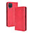 Leather Case Stands Flip Cover Holder BY4 for Samsung Galaxy M32 4G Red