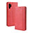 Leather Case Stands Flip Cover Holder BY4 for Samsung Galaxy Note 10 Plus 5G Red