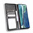 Leather Case Stands Flip Cover Holder BY4 for Samsung Galaxy S20 FE (2022) 5G