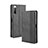 Leather Case Stands Flip Cover Holder BY4 for Sony Xperia 10 II Black
