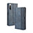 Leather Case Stands Flip Cover Holder BY4 for Sony Xperia 10 II Blue