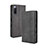 Leather Case Stands Flip Cover Holder BY4 for Sony Xperia 10 III Black