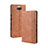 Leather Case Stands Flip Cover Holder BY4 for Sony Xperia 10 Plus Brown