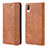 Leather Case Stands Flip Cover Holder BY4 for Sony Xperia L3