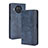 Leather Case Stands Flip Cover Holder BY4 for Xiaomi Mi 10i 5G Blue