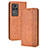 Leather Case Stands Flip Cover Holder BY4 for Xiaomi Poco F4 5G Brown