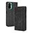 Leather Case Stands Flip Cover Holder BY4 for Xiaomi Poco M5S Black