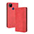 Leather Case Stands Flip Cover Holder BY4 for Xiaomi Redmi 9C Red