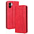 Leather Case Stands Flip Cover Holder BY4 for Xiaomi Redmi A1 Red
