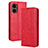 Leather Case Stands Flip Cover Holder BY4 for Xiaomi Redmi Note 11R 5G Red