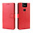 Leather Case Stands Flip Cover Holder BY5 for Asus Zenfone 6 ZS630KL Red