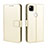 Leather Case Stands Flip Cover Holder BY5 for Google Pixel 4a Gold