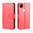 Leather Case Stands Flip Cover Holder BY5 for Google Pixel 4a Red
