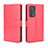 Leather Case Stands Flip Cover Holder BY5 for Oppo Reno6 Pro+ Plus 5G Red