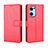 Leather Case Stands Flip Cover Holder BY5 for Oppo Reno7 5G Red
