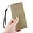 Leather Case Stands Flip Cover Holder BY5 for Samsung Galaxy S22 Plus 5G