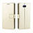 Leather Case Stands Flip Cover Holder BY5 for Sony Xperia 10 Gold