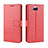 Leather Case Stands Flip Cover Holder BY5 for Sony Xperia 10 Plus Red