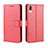 Leather Case Stands Flip Cover Holder BY5 for Sony Xperia L3 Red