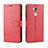 Leather Case Stands Flip Cover Holder BY5 for Sony Xperia XA2 Ultra Red