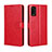 Leather Case Stands Flip Cover Holder BY5 for Wiko Power U10 Red
