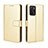 Leather Case Stands Flip Cover Holder BY5 for Xiaomi Poco X3 GT 5G Gold